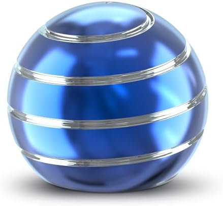Kryfa 1.54in Kinetic Desk Toy ADHD Stress Relief Gift Adults, Blue