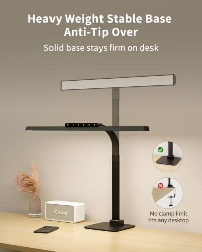 Large LED Desk Lamp for Home Office, 24W Architect Table Lamp