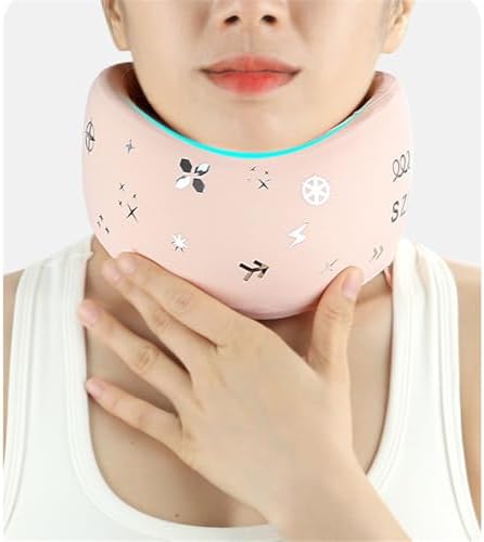 Neck Brace, Soft Memory Foam Cervical Collar Universal Neck Support Brace for Sleeping, Portable Neck Traction Equipment Forward Head Neck Posture Corrector for Women Men Spine Pressure (Gray)