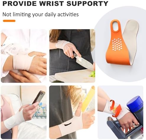 Ulnar Wrist Brace for Right & Left Hand, Ultra-Thin Elastic Wrist Wrap Compression for TFCC Tear and Repetitive Wrist Use Injury, Wrist Support for Carpal Tunnel, Tendonitis, Pain Relief (Beige)