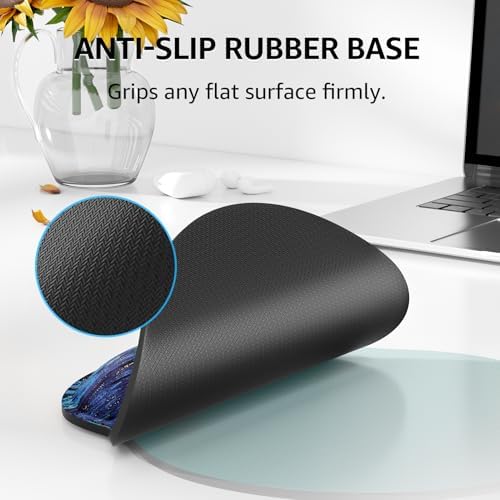 KTRIO Keyboard Wrist Rest & Mouse Pad with Wrist Rest, Starry Night