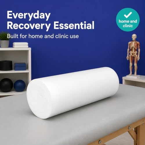 Firm White PE Foam Roller (18" Full Round)