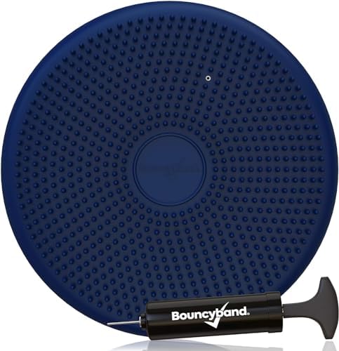 Bouncyband – Wiggle Seat – 10 Pack – Blue, 13” D – Large Sensory Cushion