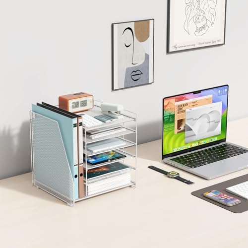 gianotter 6-Tier Paper Organizer With Magazine Holder