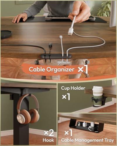 SANODESK 71x32'' Large Height Adjustable Ergonomic Electric Standing Desk