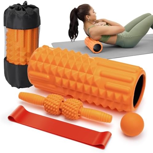 5 in 1 Foam Roller Set for Muscle Recovery & Deep Tissue Massage