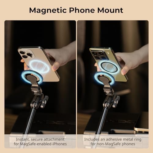 SMALLRIG Desktop Clamp Magic Arm Kit for MagSafe for iPhone, 55cm / 21.6"