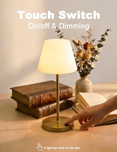 WEILAILUX Small Outdoor Table Lamp, Shower Lamp Waterproof (Mini Khaki)