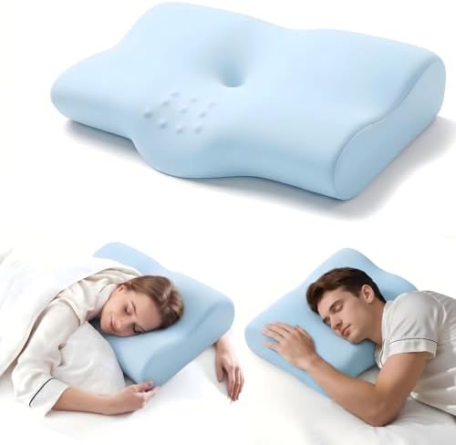 Cervical Pillow for Neck Pain Relief, Ergonomic Neck Pillow for Sleeping