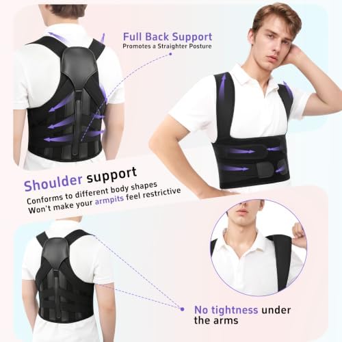Back Brace Posture Corrector for Women and Men Comfortable Upper Support