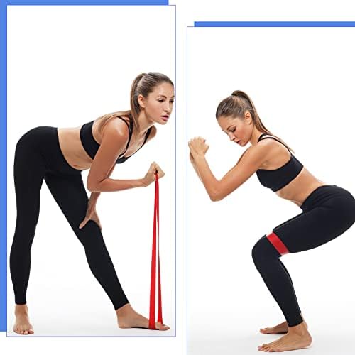 Deekin 20 Pcs Resistance Bands, 10-115 Lbs, 5 Levels