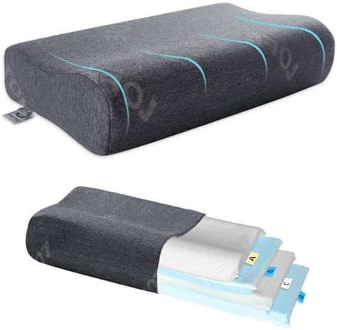 Contour Pillow - Adjustable Softness & Hardness for Ideal Support