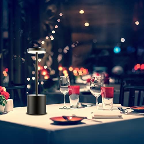 TBBGA LED Cordless Table Lamps, 5000mAh Rechargeable Table Light