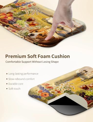 Ergonomic Keyboard Wrist Rest Pad with Wrist Support Holiday Picnic