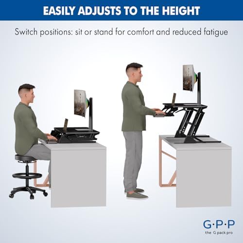 36 Inch Standing Desk Converter, Adjustable Height