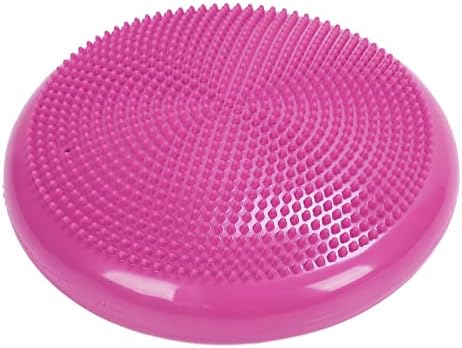 Inflatable Balance Disc Cushion for Yoga, Stability Training & Core Exercise, NonSlip Massage Pad for Home Gym, Office Chair Posture Support, Kids Sensory Play