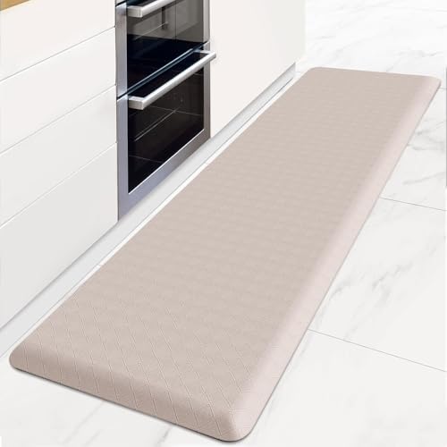 HappyTrends Kitchen Floor Mat - 4/5 Inch Thick Anti-Fatigue Kitchen Rug