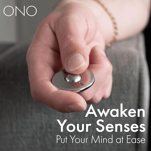 ONO Scroller- Handheld Fidget Toy for Adults | Help Relieve Stress, Anxiety, Tension | Promotes Focus, Clarity | Compact, Portable Design (Scroller Natural SS)
