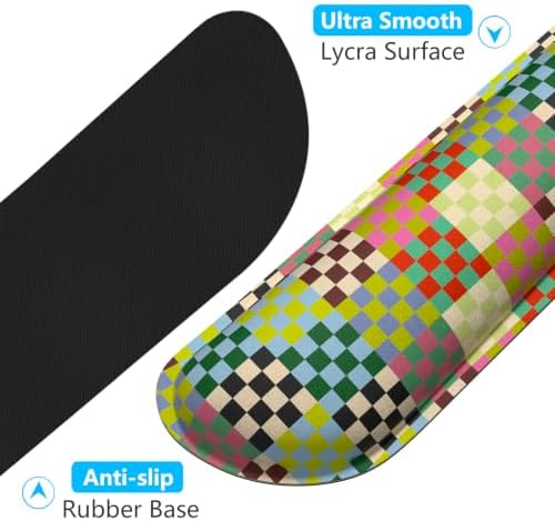 Dapesuom Enlarge Keyboard Wrist Rest, Memory Foam Wrist Cushion for Support, Cute Typing Pain Relief Keyboard Mouse Pad Rests Set with Non-Slip Base for Gaming Laptop Office Computer, VintageMulti