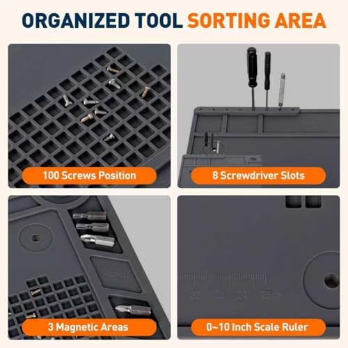 Helping Hands Soldering Station, 10X 30X Magnifying Glass with Light