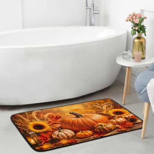 Autumn Kitchen Mats Cushioned Anti Fatigue Kitchen Rugs Non-Slip B-8