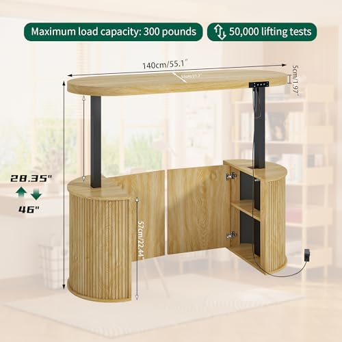 Electric Standing Desk, Sit Stand Up Desk, Adjustable Height Executive Desk