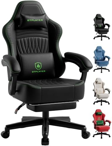GTPLAYER Gaming Chair Ace Pro, Computer Office Chair for Adults, Black