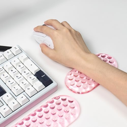 Gel Keyboard and Mouse Wrist Rest Set, Wrist Pad for Computer Keyboard