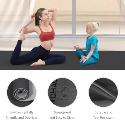 8mm Thick Yoga Mat Non Slip for Women Men