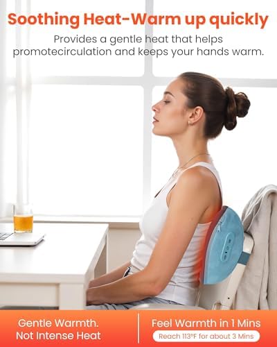 Cordless Shiatsu Neck & Back Massager with Heat,3D Kneading for Pain Relief