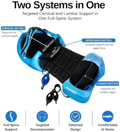 Posture Pump® Model 4100-D Dual Deluxe Full Spine Decompression Device