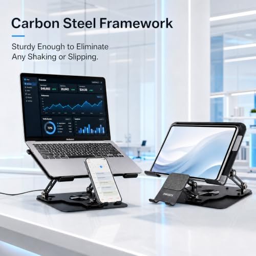 Laptop Cooling Pad with Detachable Fan & Cooler (USB A-C Port)