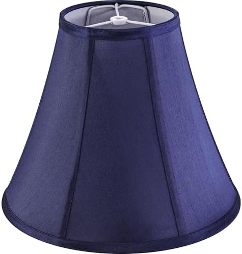 GO&SO Blue Bell Lamp Shade, 6" Top x 13" Bottom x 9.8" High