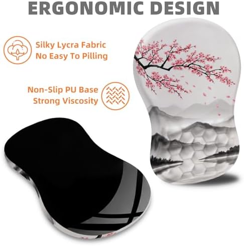 Ergonomic Mouse Pad Wrist Support for Carpal Tunnel Pain Relief