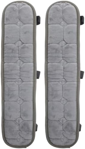 Gatuida Chair Armrest Pads 1 Pair Elastic Armrest Covers for Office Home Chairs Handrail Mat Protector for Elbows and Forearms Easy Install Removable Washable 17.71 X 3.93 X 0.39 in