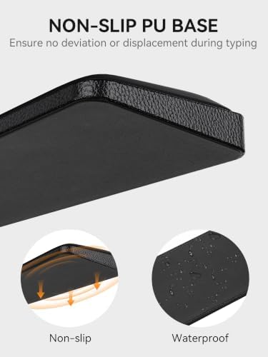 Cooling Gel Wrist Rest Set, Full-Size Keyboard & Mouse Wrist Support Pad