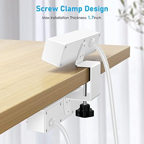 VILONG Desk Clamp Dual Layer Power Strip, 20W USB-C, 700J Surge Protector