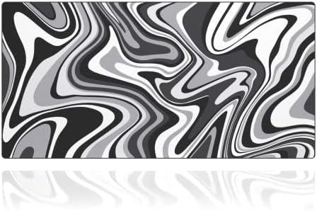Gamer Boss - Gaming Mouse Pad - 48 x 24 Inches - 4mm Thick with Stitched Edges, Non-Slip Rubber Base, Premium Cloth Mousepad, Desk Mat for Laptop, Keyboard, Computer & PC (Mega, Swirl)