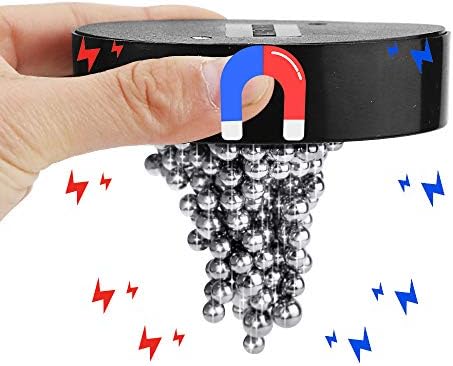 1 Box Stress Relief Magnetic Desk Sculpture Toys, Desk Sculpture Decor Toys, Magnetic Balls Desktop Decor Fidget Toy for Boredom, Intelligence Development