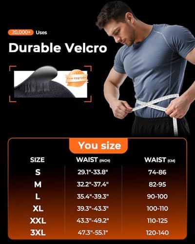 Ultra Breathable Work Back Brace for Men, Upgraded Medical-Grade Support