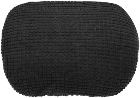 uxcell Office Chair Pillow Cover, Office Chair Headrest Attachment Removable Headrest Protector for Home Desk Computer Chairs, Black