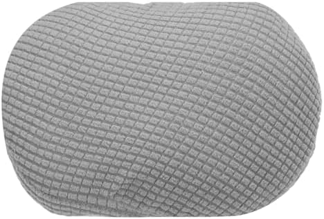 uxcell Office Chair Pillow Cover, Office Chair Headrest Attachment Removable Headrest Protector for Home Desk Computer Chairs, Light Gray
