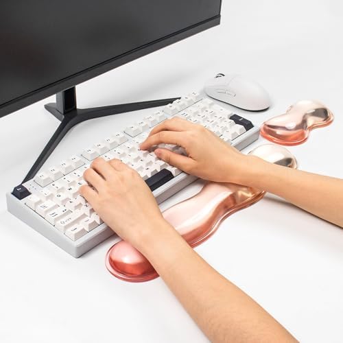 Gel Keyboard and Mouse Wrist Rest Set,Wrist Pad for Computer Keyboard