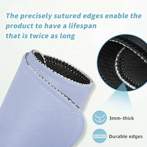 Small Mouse pad, with Edge-Sewn Design, extends Service Life by Twice, occupying the Optimal Size for the Mouse and Wrist Position. (Blue)