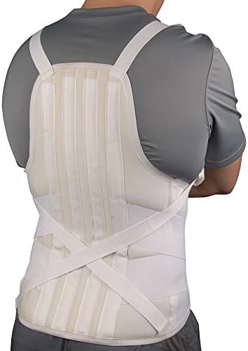 Truform-OTC Dorsolumbar Support, Spinal Disc Back Brace, Soft Style, Thoracic Kyphosis, 2X-Large