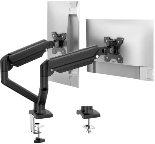 GRIFEMA Gas Spring Monitor Mount for 13-32″, Dual Monitor Arm, Easy Install