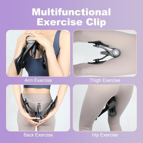Men Women Thigh Master 5-35lb Pelvic Floor Muscle Repair Trainer Kegel Inner Thigh Exercise Workout Equipment Pilates for Home Workouts Hip Under Desk Exercise