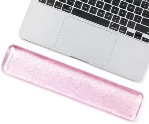 Pink Wrist Rest for Keyboard Glitter Wrist Rest Comfortable