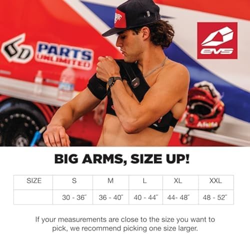 EVS SB03 Shoulder Brace, Compression Fit, Medical Grade, w/ X-Strap, XXL