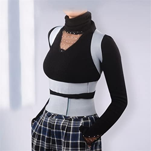 Invisible Chest Posture Corrector Scoliosis Back Brace Spine Belt Shoulder Support Poor Posture Correction Belt(Small) (Gray,Small)